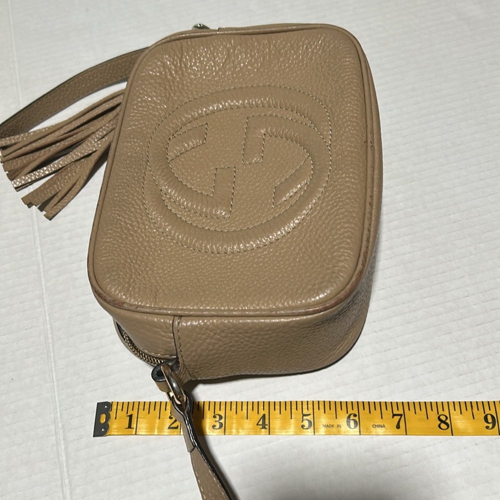 Gucci Beige Leather Crossbody Bag - Picture 13 of 15